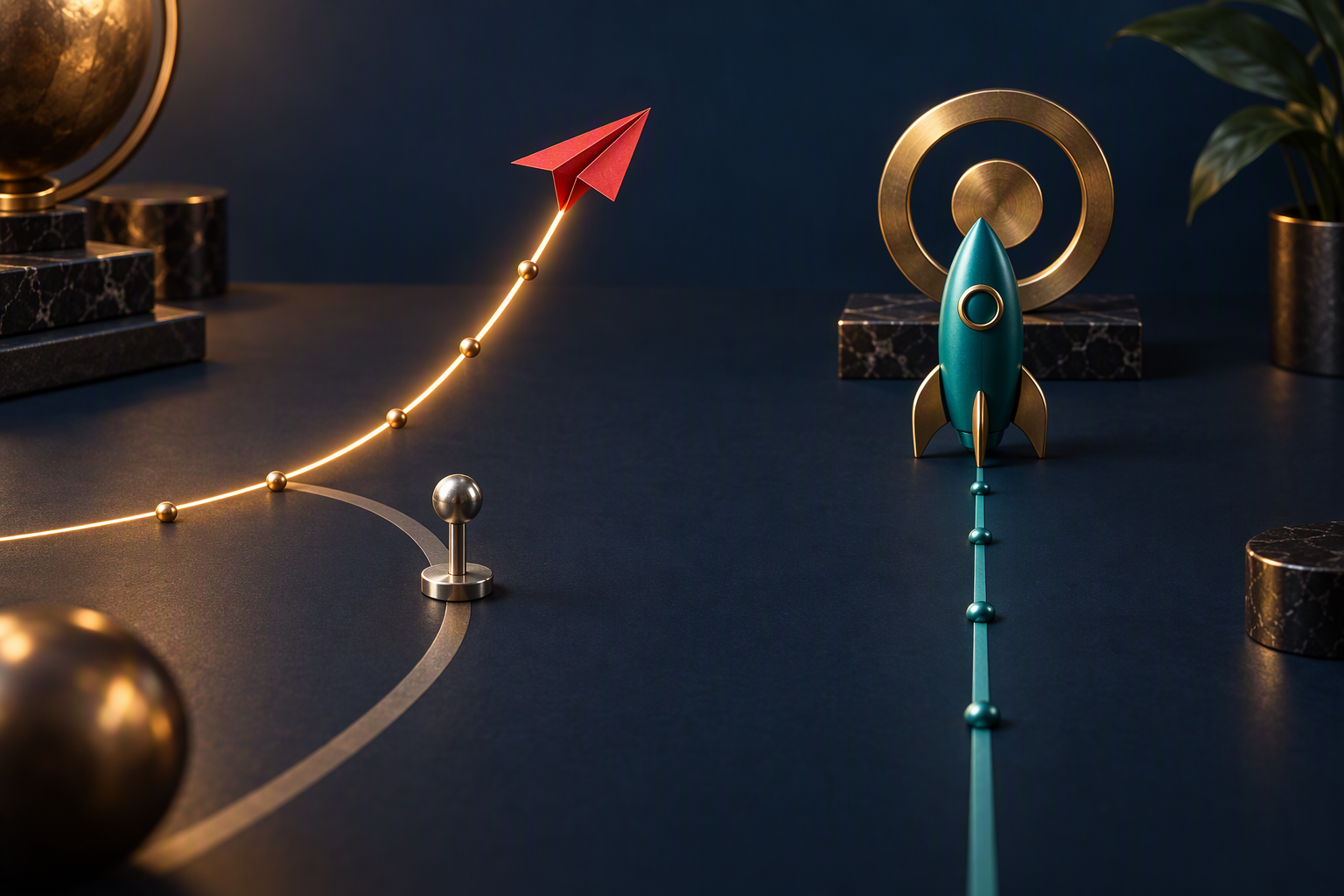 Conceptual comparison of an Aviator cashout decision and a Limbo preset multiplier target